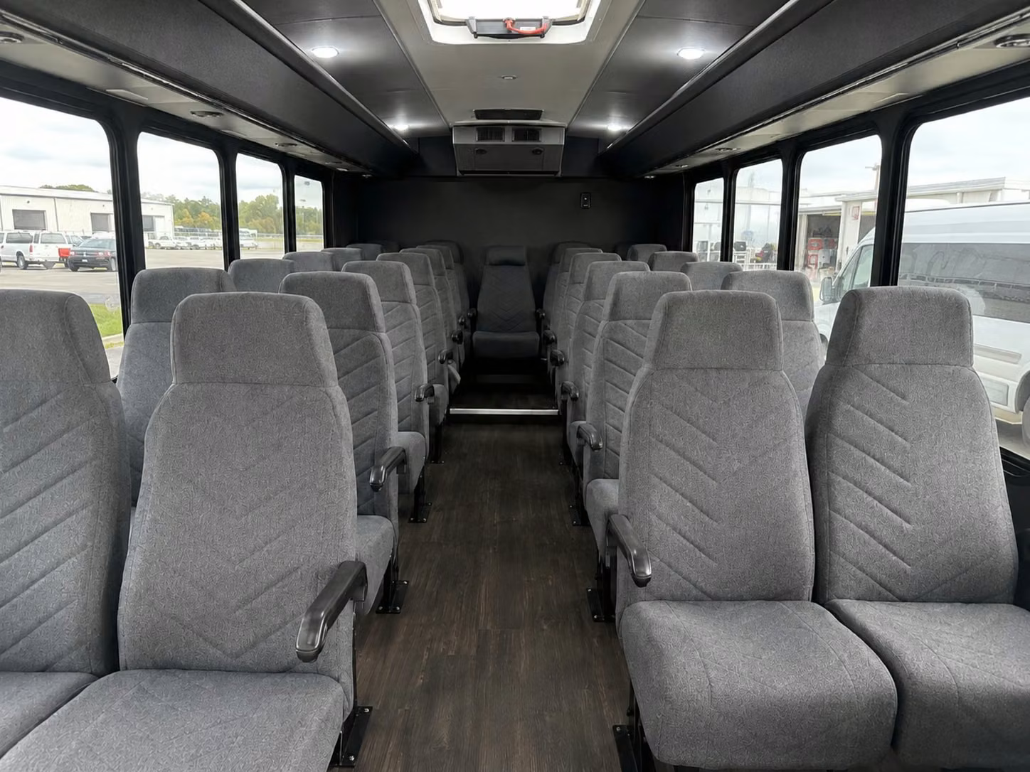 18 passenger minibus inside