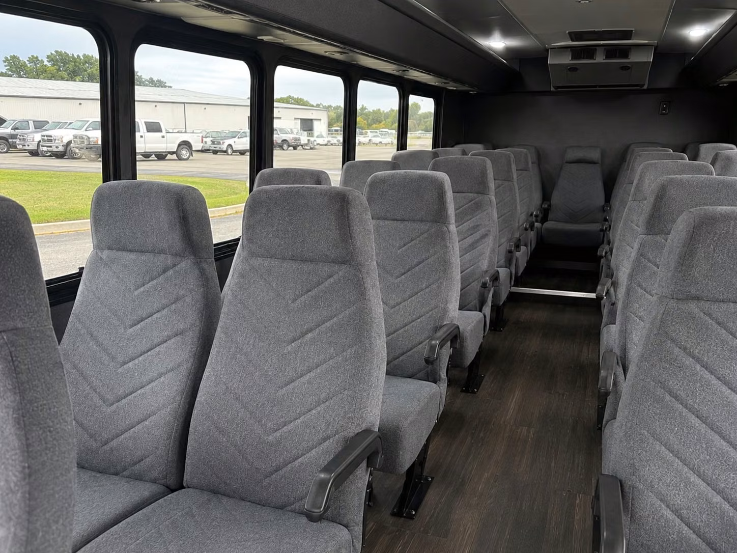 18 passenger minibus interior
