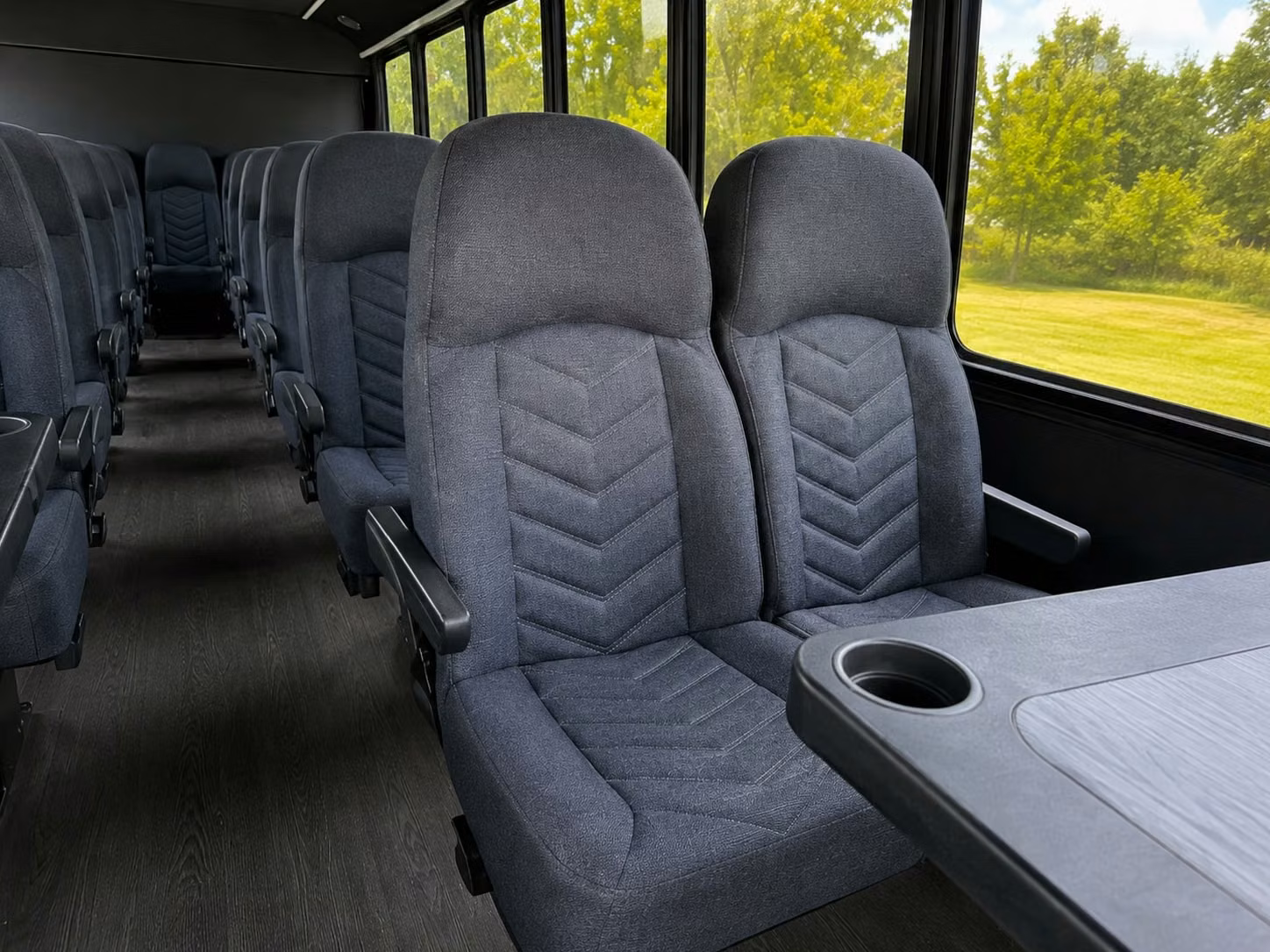 20 passenger minibus inside