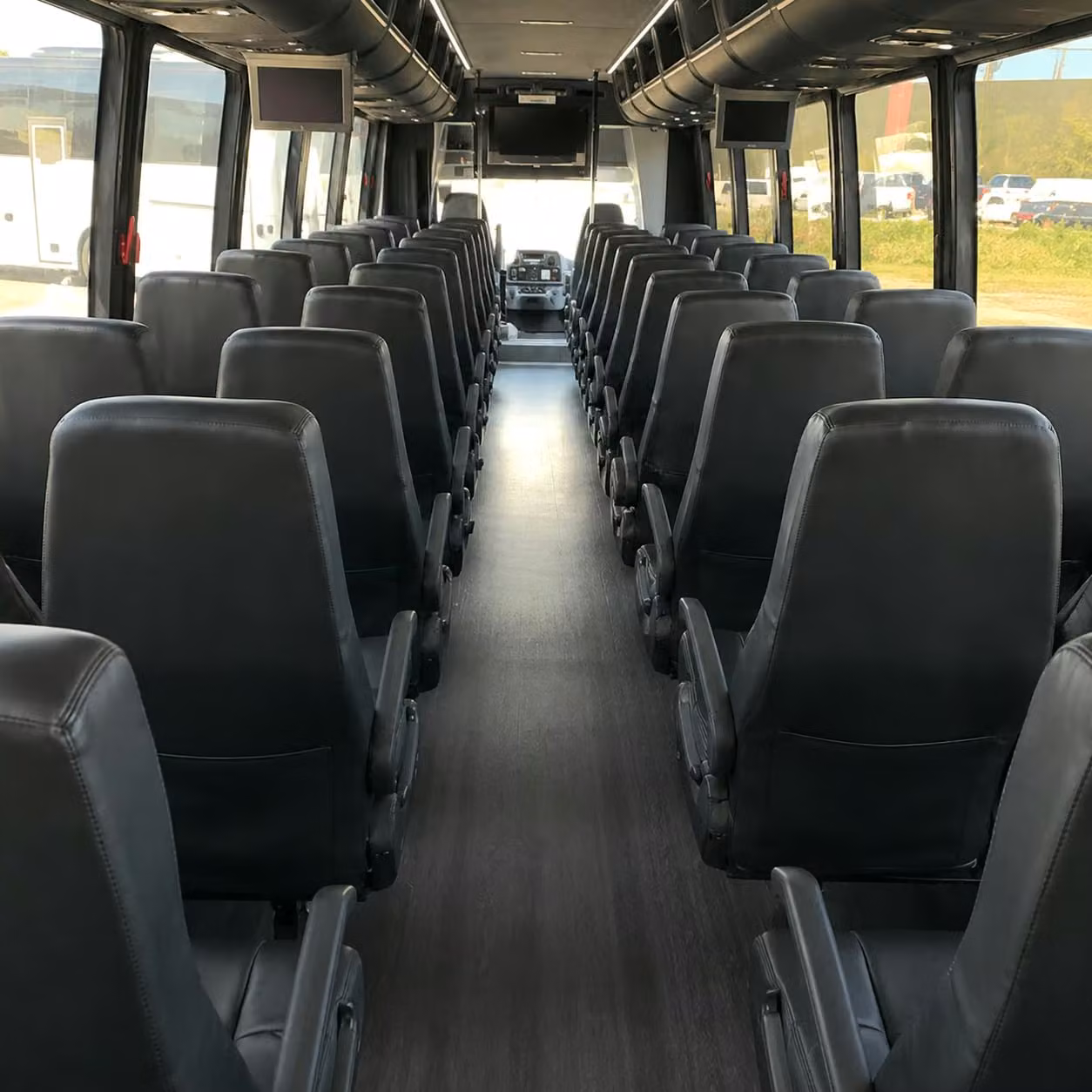 25 passenger minibus interior