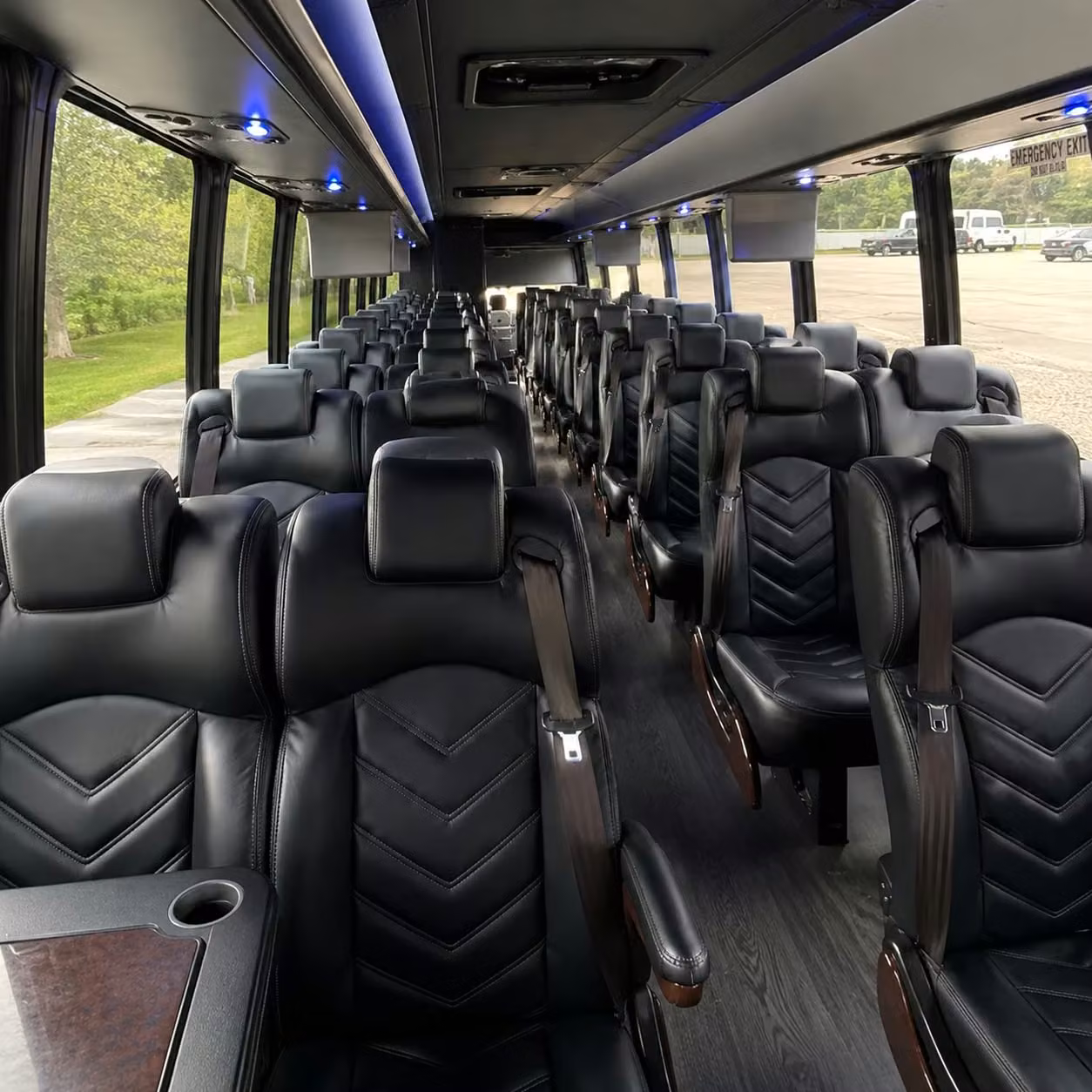 35 passenger minibus interior