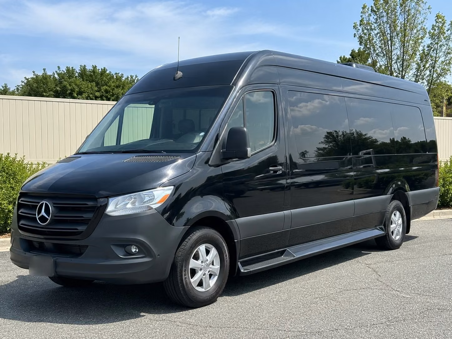 sprinter van with driver